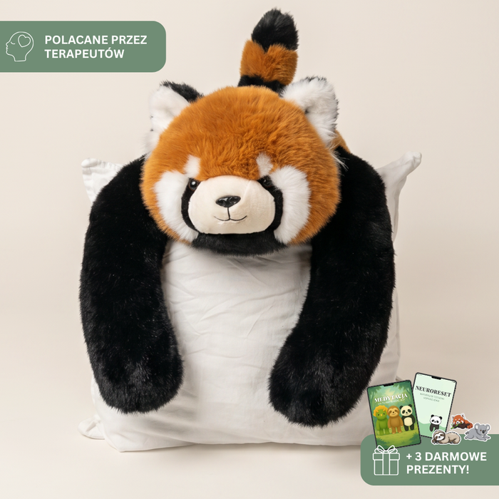 Obciążak™ - Obciążany Pluszak Panda ruda Roko